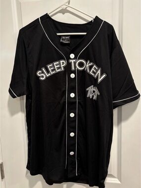 Sleep token Black Baseball Jersey